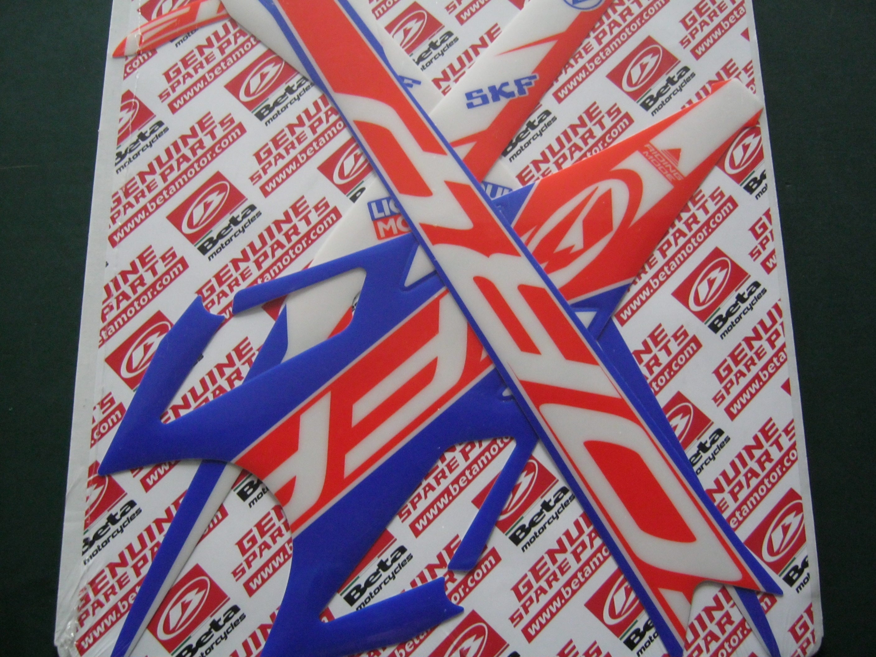 Beta Evo Factory 2022 Rear mudguard Decal Kit – Trials and Tribulations