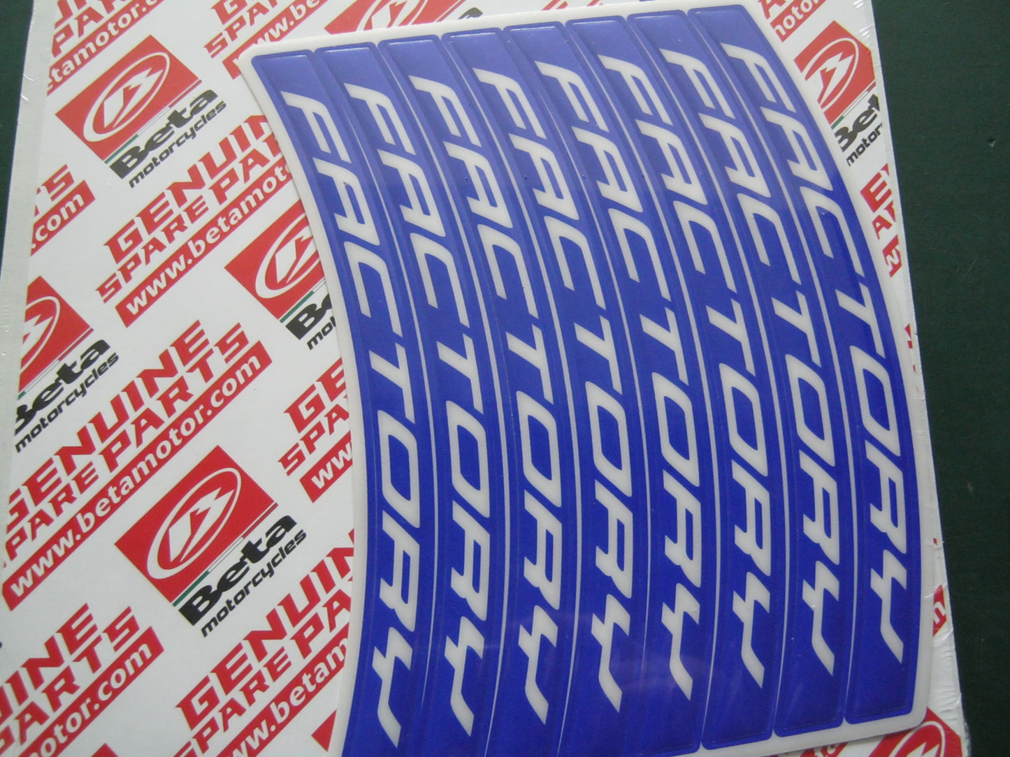 Beta Evo 2022 Factory Rim Decals