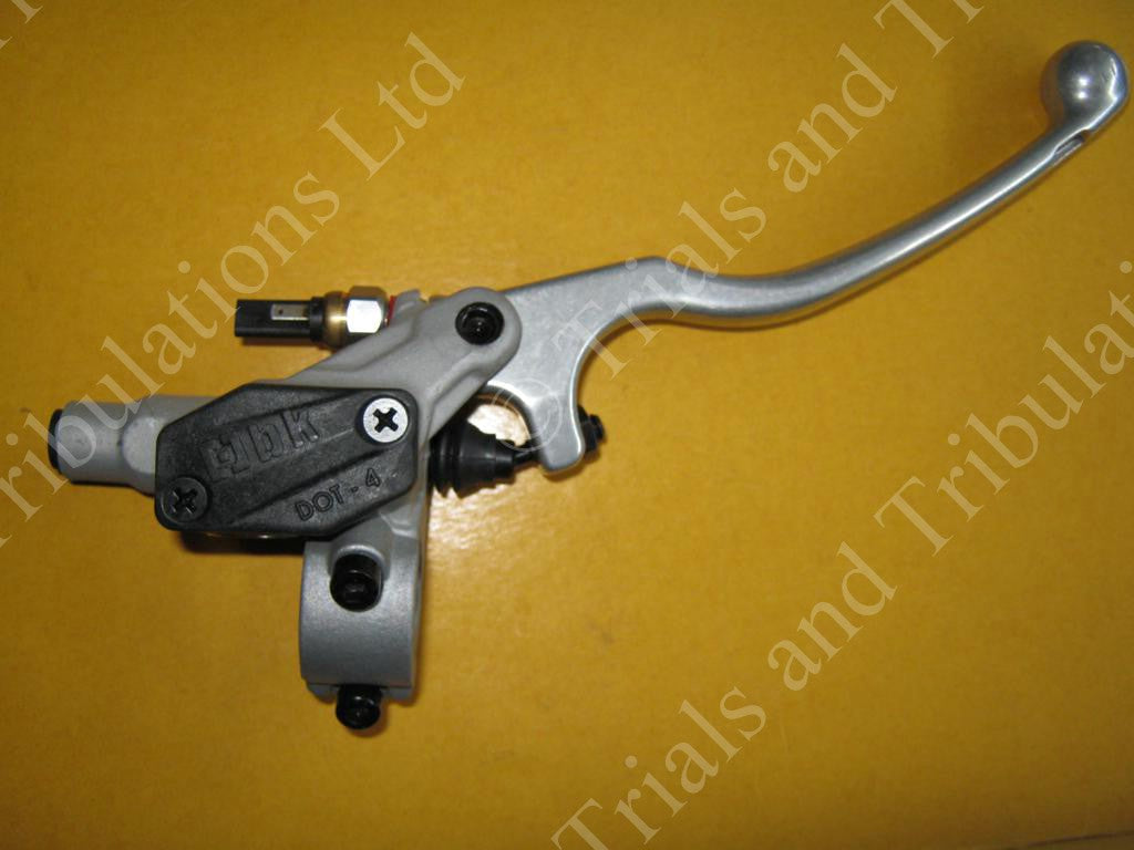 AJP Braktec (grey) flip clamp front brake master cylinder