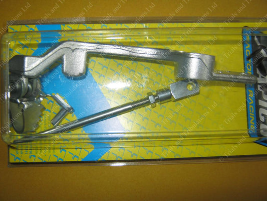 Apico Beta Rev3 (05-08) rear brake pedal  (SILVER)