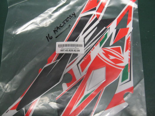 Beta Evo  2016 Factory Rear mudguard decal kit