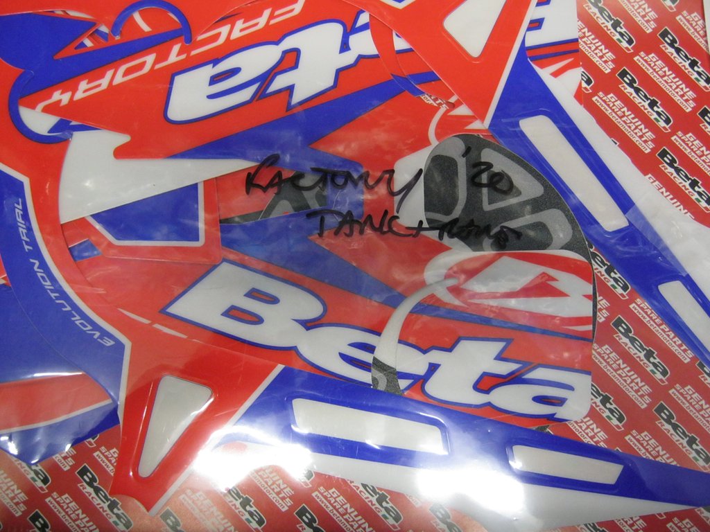 Beta Evo 2020 Factory Tank-Frame Decal Kit