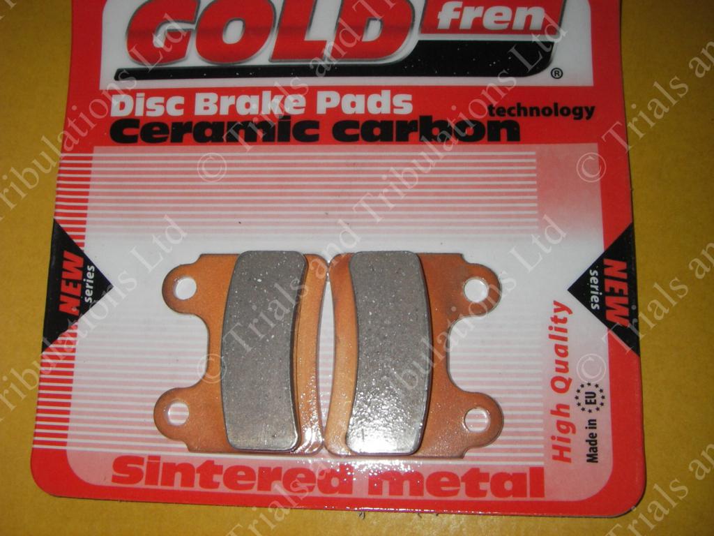 Goldfren 198 (Scorpa SY250 to 2003 & all 4T front pads)