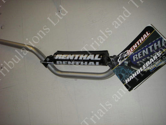 Renthal 7-8ths Trials Bars 5.5" rise Silver