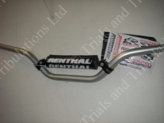 Renthal 7-8ths Trials Bars 6" rise (silver)