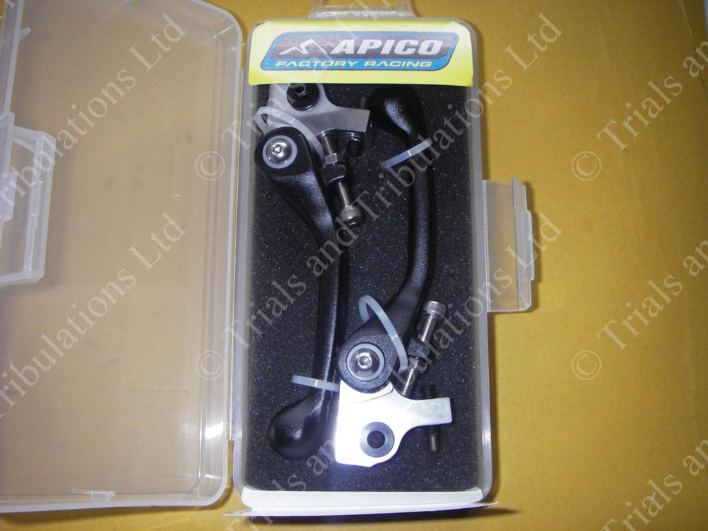 Apico AJP Flexi-levers ( black) Pair