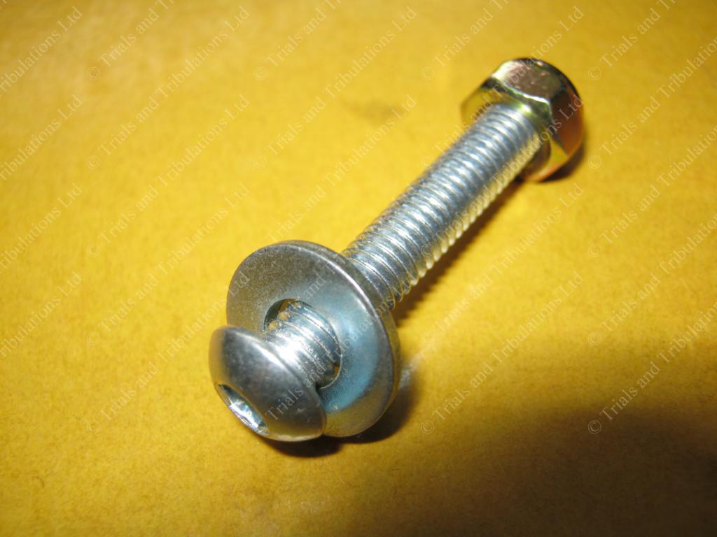 Beta chain slipper pad fixing screw, washer & nut