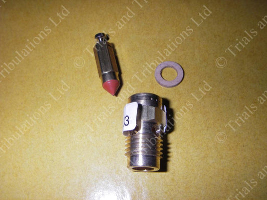 Dellorto carb float valve assembly