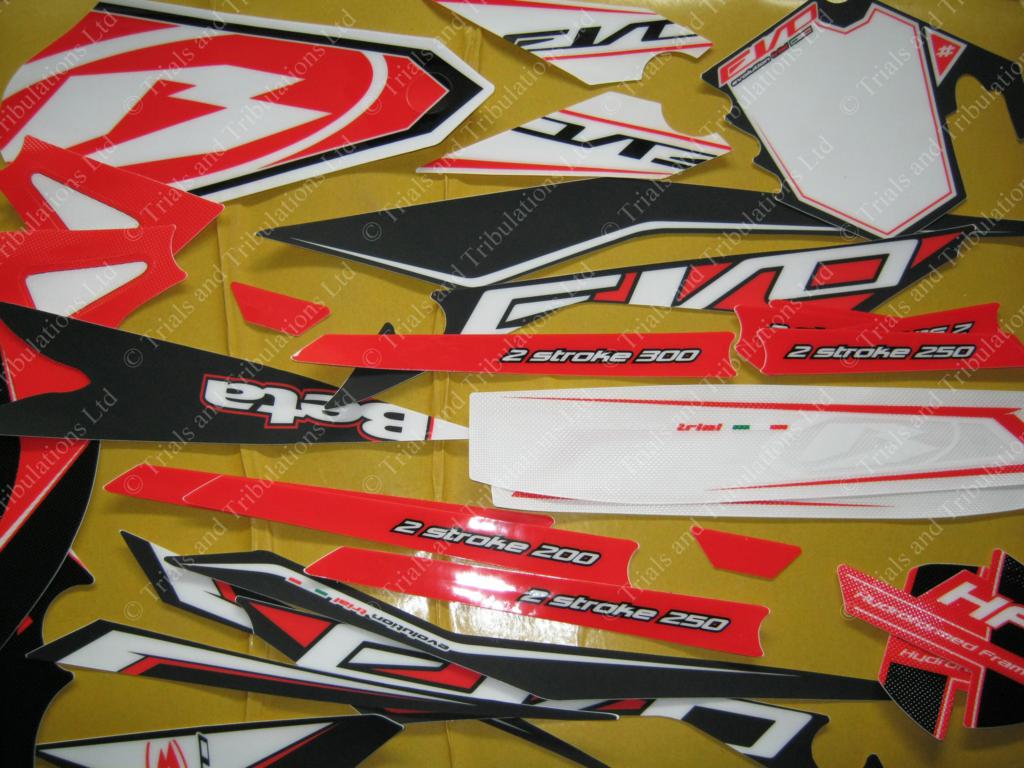 Beta Evo 2013 Fame Decal Kit