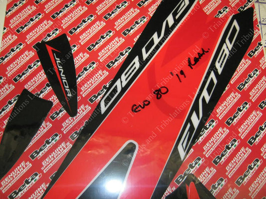 Beta Evo 80 2019 rear mudguard decal kit