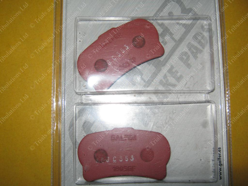 Galfer 460 Front brake pads (Gas-Gas '14-on & Jotagas & Mont.)