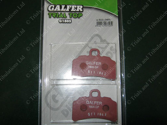 Galfer 511 brake pads (SEE FITTING NOTE)