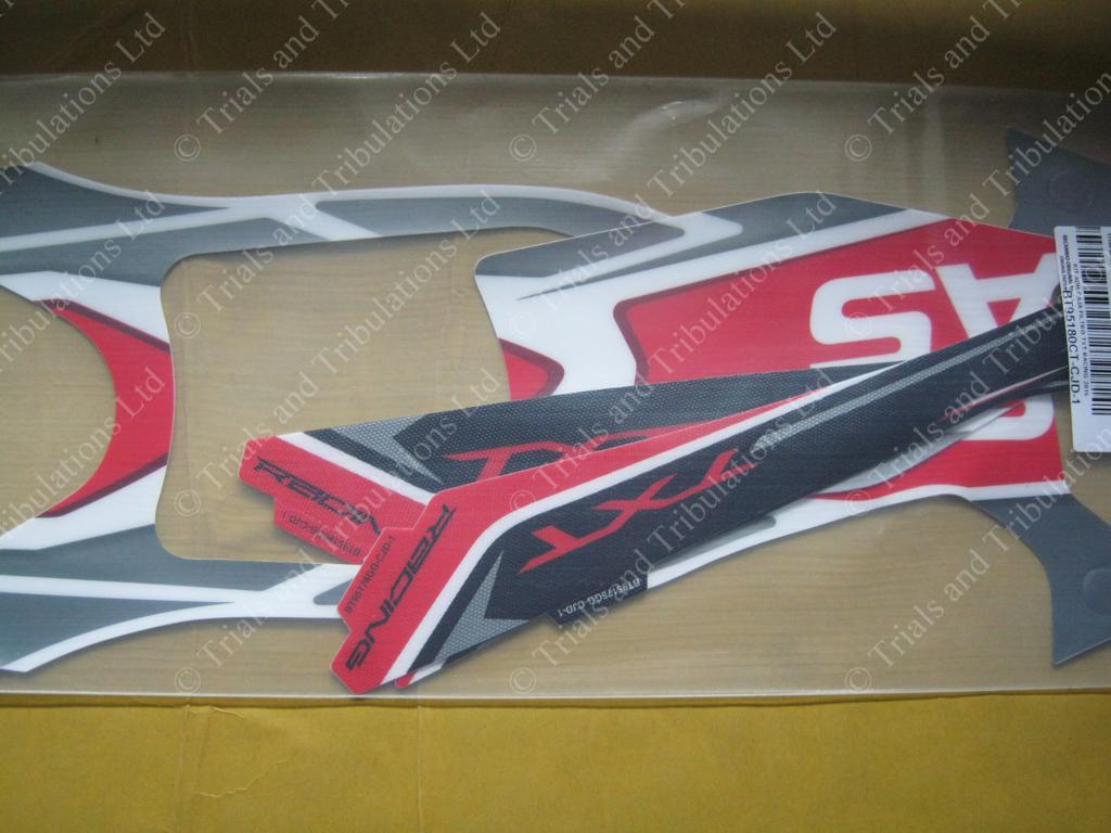 Gas Gas 2017 Racing seat unit decals