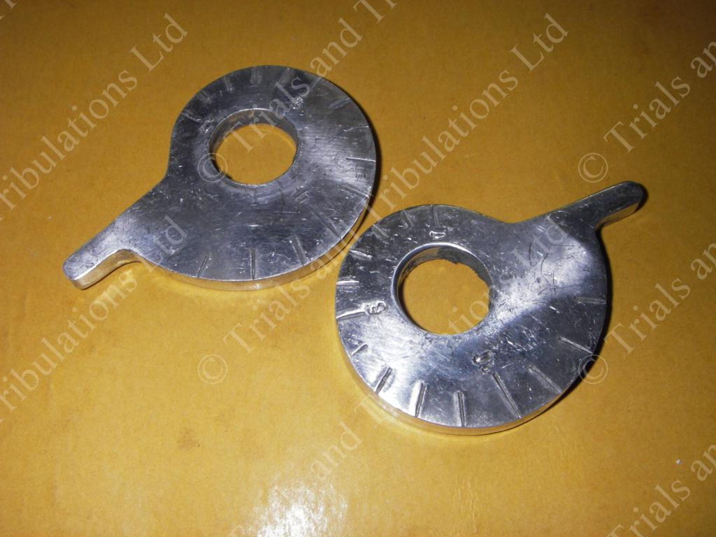 Gas Gas trials snail cam (chain) adjusters 94-2005- pair