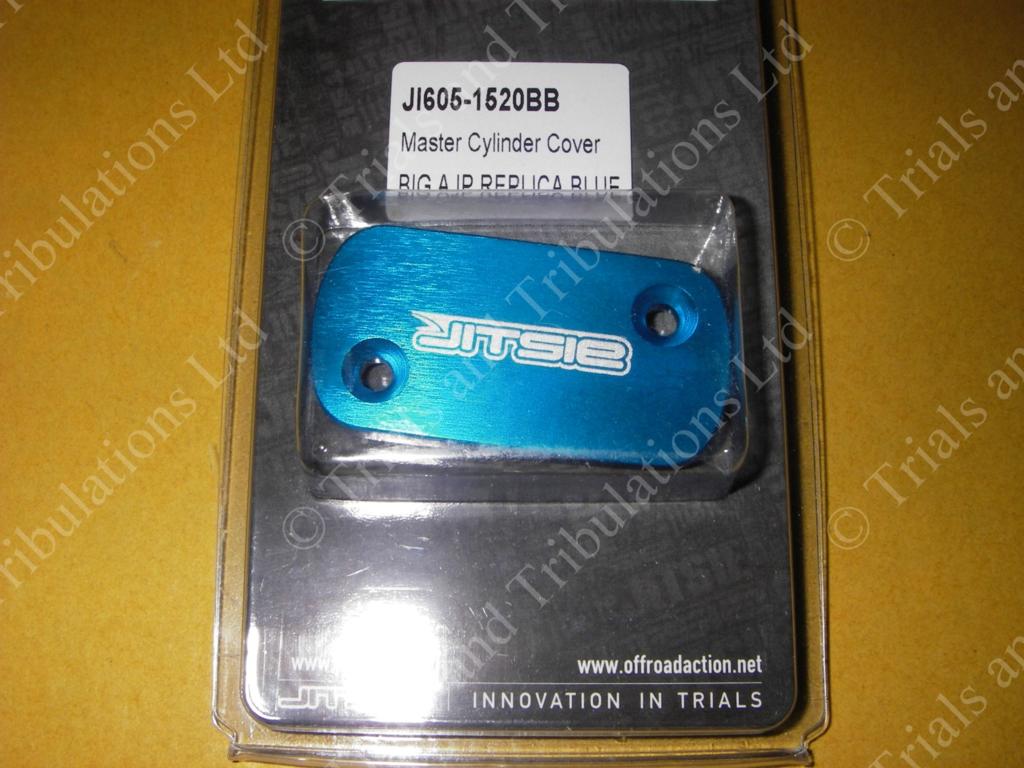 Jitsie (AJP) master cylinder cover large BLUE