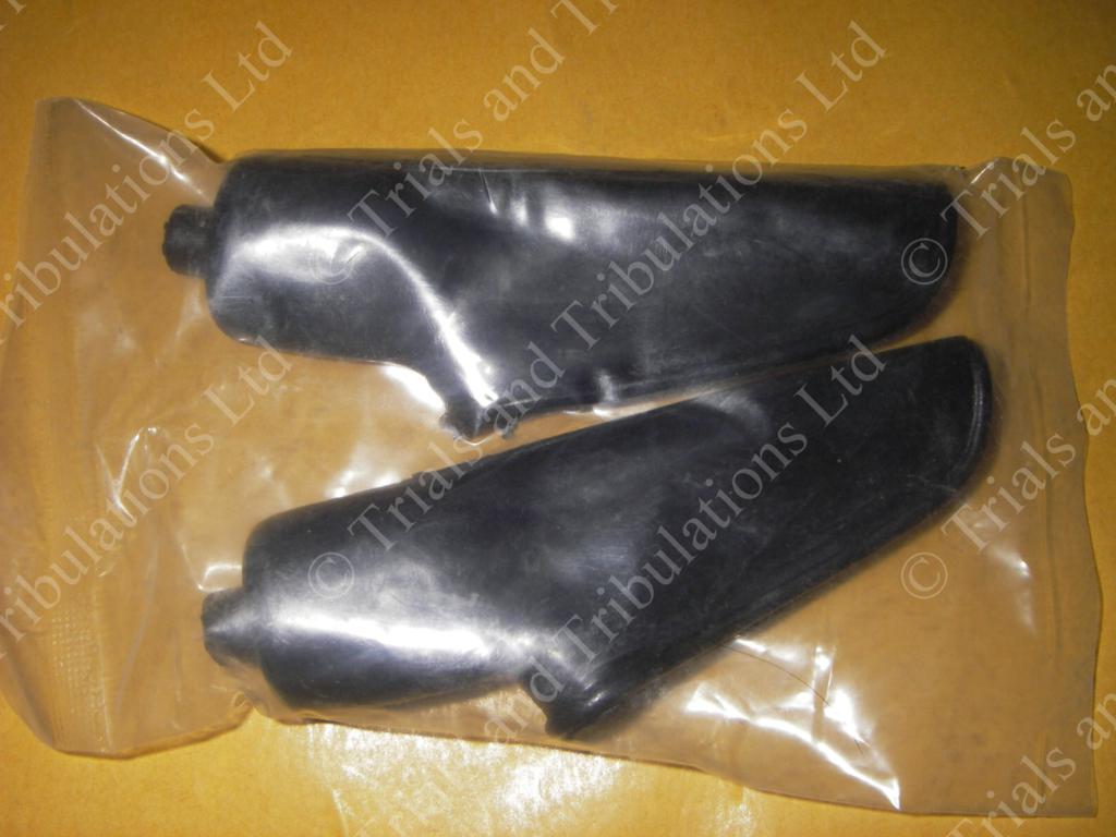 Cable Clutch & Brake lever hoods.Black rubber (pair)