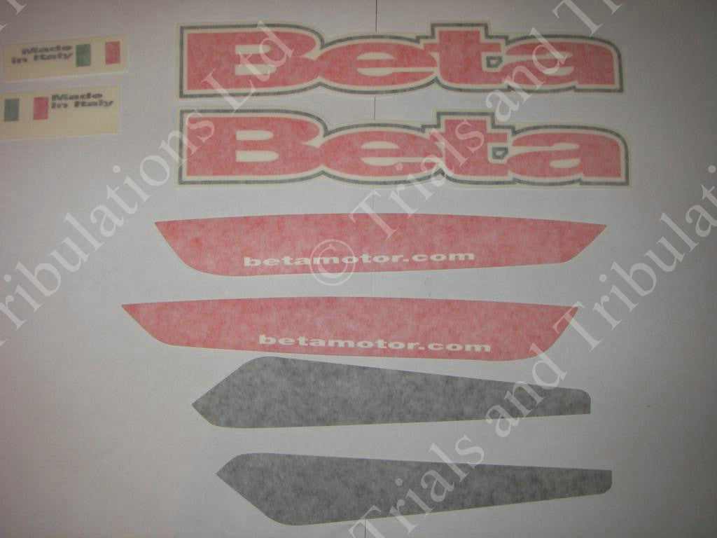 Beta Rev3 2007 tank decal set